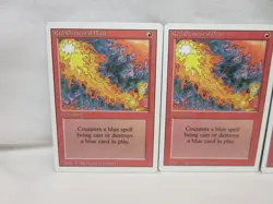 RED ELEMENTAL BLAST X3 MAGIC THE GATHERING REVISED VINTAGE MTG TRADING CARD #198 - Image 3