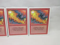 RED ELEMENTAL BLAST X3 MAGIC THE GATHERING REVISED VINTAGE MTG TRADING CARD #198 - Image 4