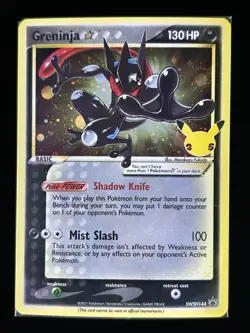 Greninja Star SWSH144 SWSH: Sword & Shield Promo Cards Holo SEALED - Image 1