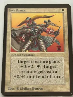 Holy Armor x1 Alpha LP Magic the Gathering MTG - Image 1