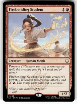 Firebending Student 139 NM MTG Avatar: The Last Airbender Magic - Image 1