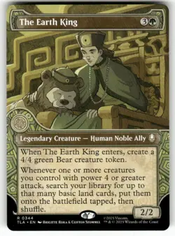 The Earth King Showcase 344 NM MTG Avatar: The Last Airbender Magic - Image 1