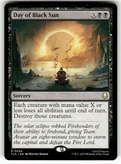 Day of Black Sun 94 NM MTG Avatar: The Last Airbender Magic - Image 1