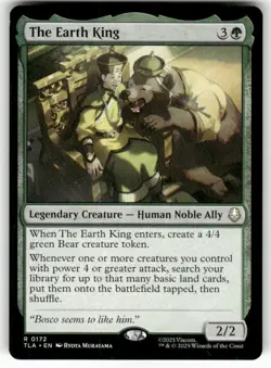 The Earth King 172 NM MTG Avatar: The Last Airbender Magic - Image 1