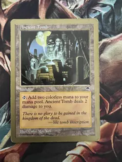 Magic the Gathering - World Champ. Tokyo 1999 - Kai Budde - Ancient Tomb - LP/MP - Image 1