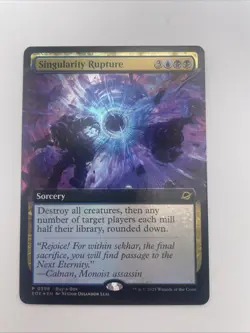 Singularity Rupture-Extended Art-Buy a Box Promo-Foil NM - Image 1