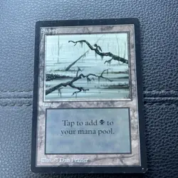 Magic The Gathering: Beta Swamp (C) MTG Beta - Image 1