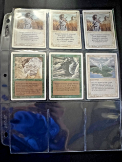 MTG REVISED lot - Swords to Plowshares, Web, Fungusaur, Island Sanctuary - Image 1
