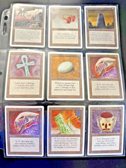 MTG REVISED lot - Ankh of Mishra, Helm of Chatzuk, Jandor's Ring, Jade Monolith - Image 1