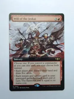 MTG Will of the Jeskai (TDC) Commander: Tarkir: Dragonstorm Extended Regular 80 - Image 1