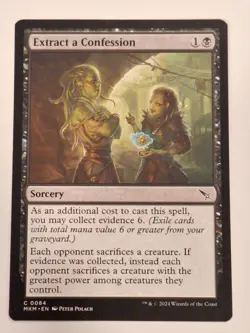 Extract a Confession - Murders at Karlov Manor - Magic the Gathering MTG Nice! - Image 1