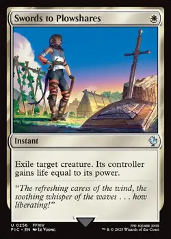 Swords to Plowshares Commander: FINAL FANTASY NM MTG Non-Foil - Image 1