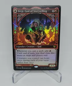 Birgi, God of Storytelling - Showcase Foil - Kaldheim - MTG - PACK FRESH!!! - Image 1