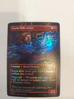 Storm-Kiln Artist (Borderless) Commander Masters Foil - Image 1