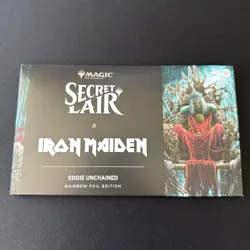 IN HAND SEALED Iron Maiden: Eddie Unchained [Secret Lair] rainbow FOIL MTG - Image 1
