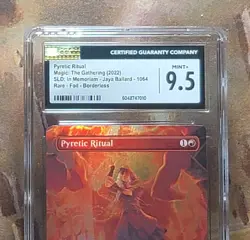 MTG Pyretic Ritual #1064 Foil Borderless Secret Lair Drop Series CGC 9.5 Mint+ - Image 2