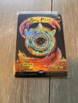 ?? MTG:Sol Ring Borderless Rainbow FOIL MTG NM (0019) Encyclopedia Secret Lair - Image 1