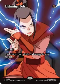 Lightning Bolt (Borderless) - Avatar: The Last Airbender: Eternal-Legal- (Foil) - Image 1