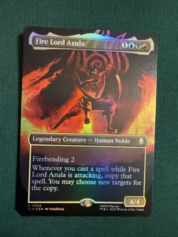 WOTC Avatar: The Last Airbende Fire Lord Azula (0334) (Borderless) Foil - Image 1