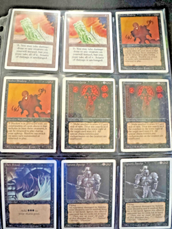 MTG REVISED lot - Sorceress Queen, Jade monolith, Dark Ritual, Hypnotic Specter. - Image 1