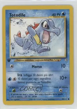 Totodile Italian 1st Ed. Pokemon Neo Genesis #80 2000 - Image 1