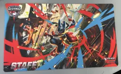 Pokemon Mega Lucario STAFF Playmat - Regional Exclusive - New - Image 1