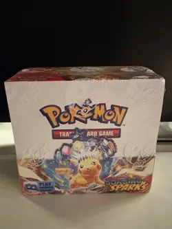POKEMON SURGING SPARKS Booster Box Scarlet & Violet New Factory Sealed 36 Packs - Image 1