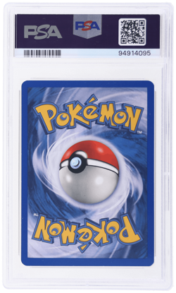 2001 Pokemon Black Star Promo Flying Pikachu Pokemon League #25 PSA 8 - Image 2