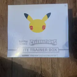 Pokemon TCG: 25th Anniversary Celebrations Elite Trainer Box (2021) Sealed Etb 820650809439 - Image 1