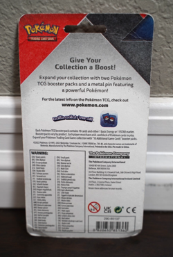 Pokemon TCG Cosmic Eclipse & Chilling Reign 2 Pack Blister w/ Celebi Pin Sealed - Image 2