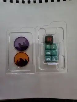 Pokemon Destined Rivals ETB Sealed Dice And Player Coins. - Image 1