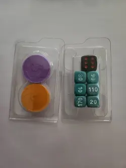 Pokemon Destined Rivals ETB Sealed Dice And Player Coins. - Image 2