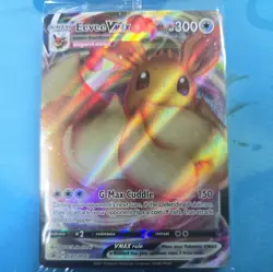 Sealed Pokemon TCG Eevee VMAX SWSH087 Shining Fates Promo Mint - Image 1
