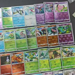 Pokemon TCG C Neon Fish/Gardevoir/Dragonite/Mewtwo/Dragapu 180*Lot FM - Image 3