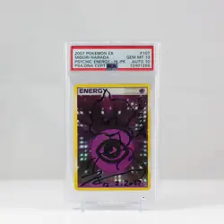 2007 Pokemon Ex Psychic Energy Holo Midori Harada Auto Mewtwo Sketch Psa 10/auto - Image 1