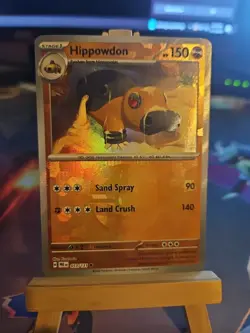 Pokemon TCG Prismatic Evolutions Hippowdon Master Ball Pattern 53/131 NM - Image 1
