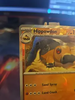 Pokemon TCG Prismatic Evolutions Hippowdon Master Ball Pattern 53/131 NM - Image 2