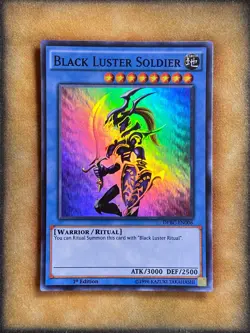 Yugioh Black Luster Soldier DPBC-EN006 Super Rare 1st Ed NM - Image 1