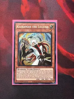 Yugioh! Kaibaman the Legend -DUAD-EN021 Secret Rare 1st Edition LP - Image 1