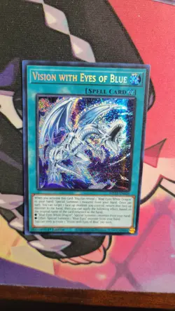 Yugioh Vision with Eyes of Blue Prismatic Secret MP23-EN026 1st Near Mint - Image 2