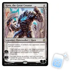KARN, THE GREAT CREATOR War Of The Spark WAR Planeswalker Magic MTG MINT CARD - Image 1