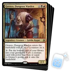 GRENZO, DUNGEON WARDEN X4 Masters 25 Magic MTG MINT CARD - Image 1