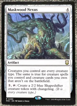 MTG Maskwood Nexus 299 Commander: Modern Horizons 3 Regular MTG Card - Image 1