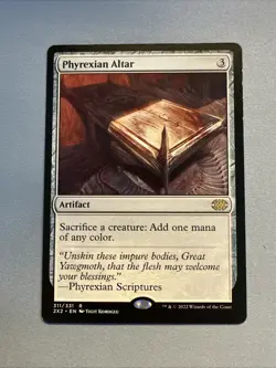 MTG - Phyrexian Altar - Double Masters 2022 Regular (Set#: 311) EX/LP - Image 1