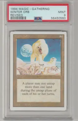 1994 MTG Magic Revised Edition Winter Orb PSA 9 MINT Magic The Gathering WOTC - Image 1