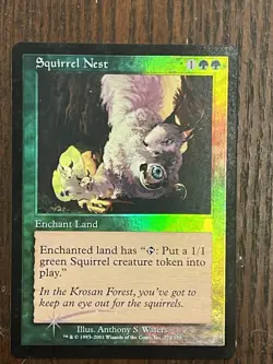 Squirrel Nest [Odyssey, Foil, Moderately Played, Vintage] - Image 1