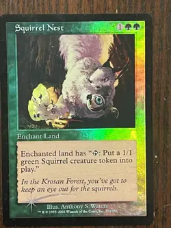 Squirrel Nest [Odyssey, Foil, Moderately Played, Vintage] - Image 3