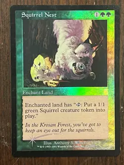 Squirrel Nest [Odyssey, Foil, Moderately Played, Vintage] - Image 4