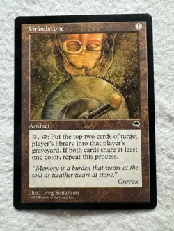 MTG - Grindstone - Tempest - NM - Free Shipping! - Image 1
