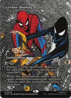 Leyline Binding (Borderless) M Marvel Universe Eternal-Legal 2 NM Normal MTG - Image 1